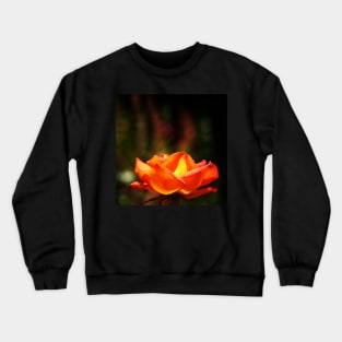 Red Rose Glowing Crewneck Sweatshirt